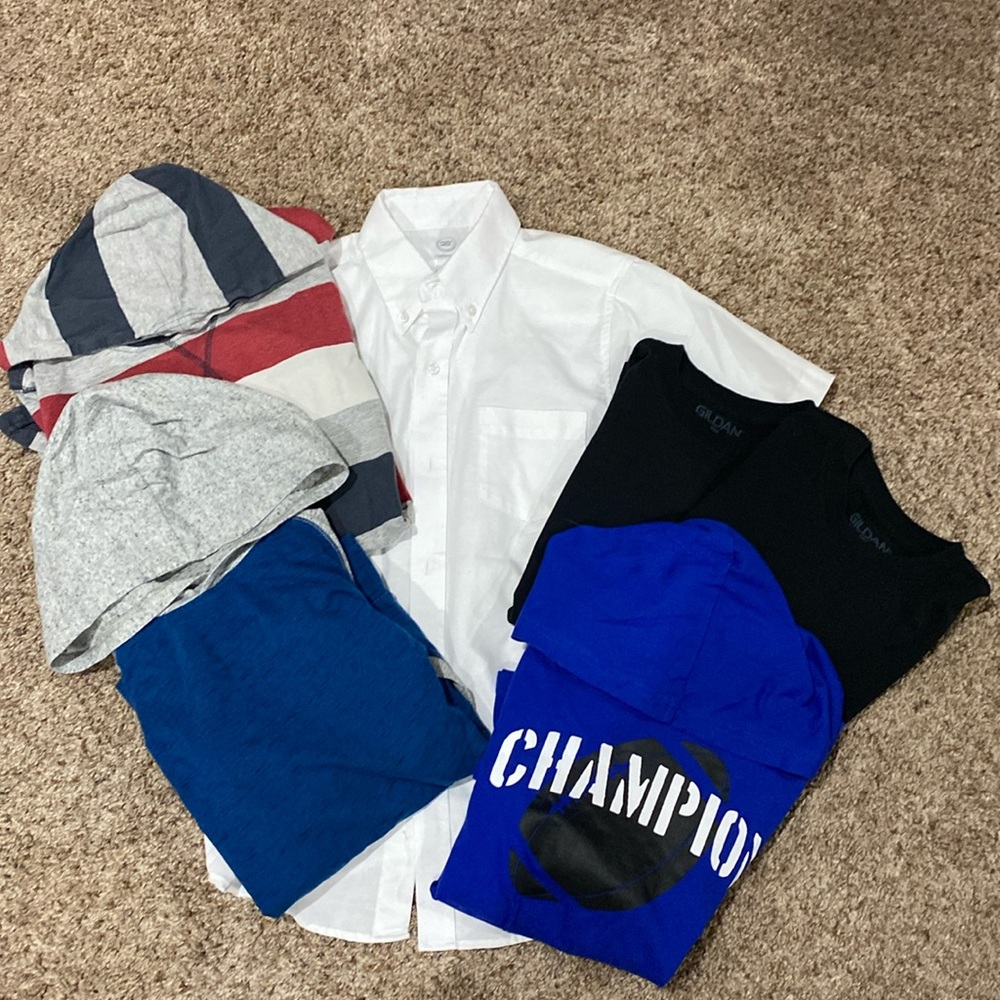 Boys Size L (10-12) shirt & hoodie bundle